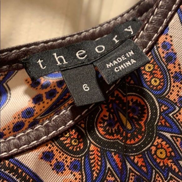 Theory Brindina L Veranda Print silk dress - Picture 5 of 10